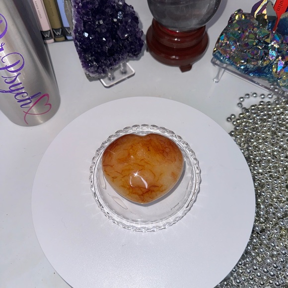 Carnelian Agate Heart Beauty 75MM - CNAGATEHRT-001 - Picture 3 of 8